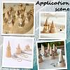 12Pcs 3 Styles Wooden Ring Displays RDIS-SC0001-04-6