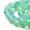 Synthetic Moonstone Beads Strands G-E573-01C-17-3