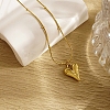 Stainless Steel Pendant Necklaces BI3477-1-2