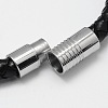 Braided Leather Cord Bracelets X-BJEW-I199-02-3
