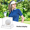 Square Transparent Acrylic Golf Ball Display Case AJEW-WH0323-05B-6