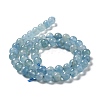 Natural Blue Calcite Beads Strands G-F756-A02-02-3