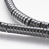 Non-magnetic Synthetic Hematite Beads Strands G-P218-19-03-2