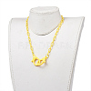 Personalized ABS Plastic Cable Chain Necklaces NJEW-JN03254-04-4