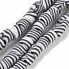 Handmade Polymer Clay Beads Strand CLAY-Z002-01K-1