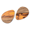 Resin & Walnut Wood Pendants RESI-S389-010A-A01-2