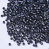 Electroplate Cylinder Seed Beads SEED-Q036-02A-B01-3