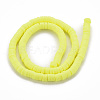 Handmade Polymer Clay Bead Strands CLAY-T002-6mm-60-2