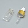 Natural Tiger Eye Openable Perfume Bottle Pendants G-E556-02C-4