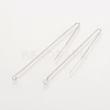 Brass Stud Earring Findings X-KK-S336-39P-1
