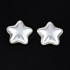 ABS Plastic Imitation Pearl Beads X-OACR-N008-157-2
