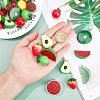   DIY 24Pairs Fruits Themed Resin Earring Making Kits DIY-PH0003-24-2