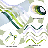5 Rolls 5 Colors Polyester Ribbon OCOR-CP0001-26B-6