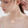 40Pcs 4 Colors Alloy Enamel Pendants ENAM-CJ0002-17-7