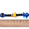 Handmade Lampwork Beads Strands LAMP-N028-08-4