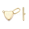 Brass Toggle Clasps KK-N254-139G-2