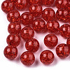 Transparent Crackle Acrylic Round Beads Strands X-CCG-R002-12mm-02-3