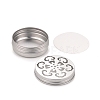 Aluminium Shallow Round Tins AJEW-WH0258-141B-3