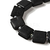 Natural Black Stone Beads Strands G-L596-A11-01-4
