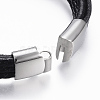 PU Leather Cord Multi-strand Bracelets BJEW-F288-16P-3