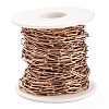 Ion Plating(IP) 304 Stainless Steel Paperclip Chains CHS-O010-01RG-2