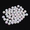 Faceted Colorful Eco-Friendly Poly Styrene Acrylic Round Beads SACR-K001-6mm-78-1