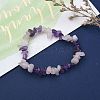 Chips Gemstone Beaded Stretch Bracelets BJEW-JB01824-04-5