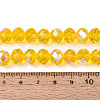 Electroplate Glass Beads Strands EGLA-A034-T10mm-L30-4