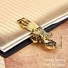 Alloy Hand Shaped Bookmark Clip AJEW-CP0006-94A-AG-5