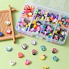 160Pcs 8 Style Handmade Polymer Clay Beads CLAY-YW0001-72-6