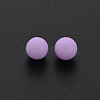 Opaque Acrylic Beads PAB702Y-B01-04-2