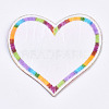 Heart Appliques X-DIY-S041-109-3