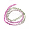 Transparent Gradient Color Glass Beads Strands X1-GLAA-H021-01B-01-4