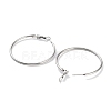 Non-Tarnish Ring 304 Stainless Steel Hoop Earrings for Women Men EJEW-B049-02E-P-2