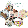 120Pcs Rectangle Paper Foldable Header Cards CDIS-WR0001-01A-7