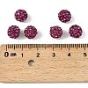 Polymer Clay Rhinestone Beads RB-H284-8MM-502-2