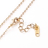 Brass Micro Pave Cubic Zirconia Star Pendant Necklaces NJEW-JN03283-02-4