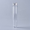 Clear Tube Plastic Bead Containers CON-WH0039-02-140mm-1