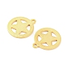 201 Stainless Steel Charms STAS-Z049-02G-2