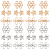24 Sets 6 Style Alloy Snap Lock Clasps FIND-PH0005-36-1