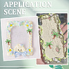 60Pcs Opaque Resin Cabochons RESI-SC0006-11-4