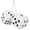 Dice Plush Cloth Pendant Decorations HJEW-SP0001-84A-1