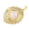 Natural Quartz Crystal Pendants STAS-B109-01G-08-2