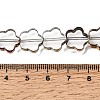 Electroplated Transparent Glass Beads Strands GL-CBA98F0-07A-4