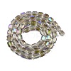 Electroplate Glass Beads Strands GLAA-G112-07B-2