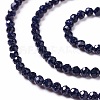 Synthetic Blue Goldstone Beads Strands G-L581A-004A-2
