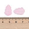 Frosted Transparent Acrylic Beads OACR-P029-04B-05-4