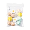 5 Styles Food Grade Eco-Friendly Silicone Beads SIL-FS0001-25-6