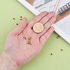Round PVD Vacuum Plating 304 Stainless Steel Beads X-STAS-F105-03-4mm-5