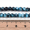 Baking Paint Glass Beads Strands DGLA-N003-4mm-A08-4